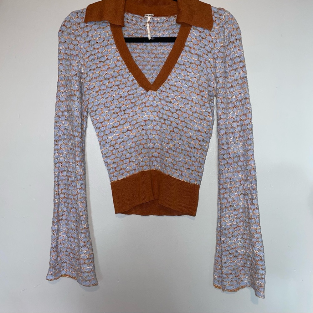 Free people long sleeve shirt size XS
